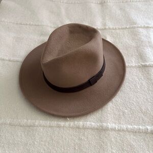Eddy Bros. | Cougar Tan Fedora Hat with Dark Brown Band